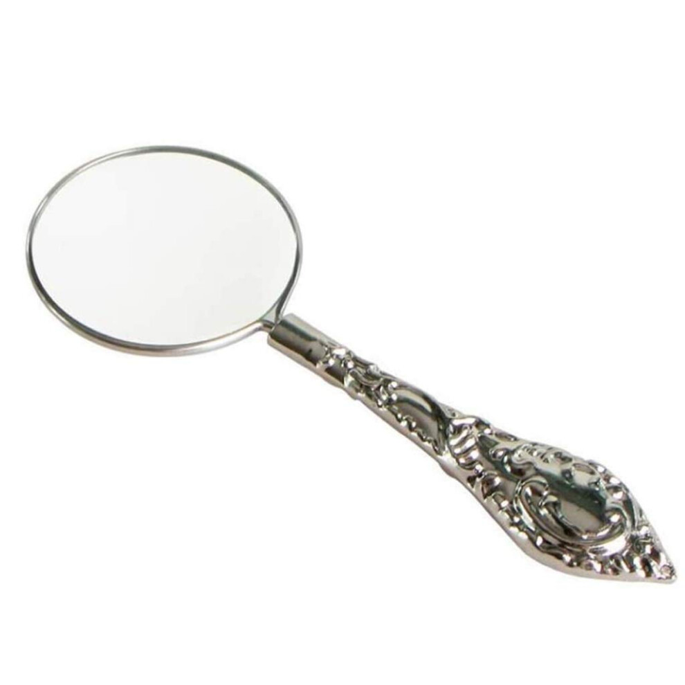 Light 4X Antique Copper Handheld Reading Magnifying Glass For Seniors With Macular Degeneration, Ergonomic Design, And Portable