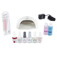 Kit Profesional Gelish con Lámpara LED para Uñas, 15 mL