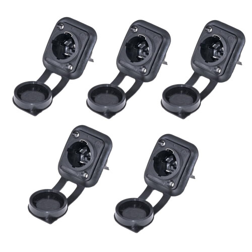 Waterproof LED Display Holder, Multifunctional Stage Lighting Equipment, Durable Power Connection Mount, Black