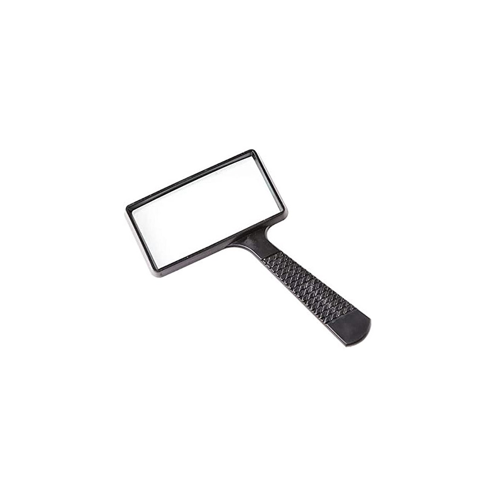Handheld Magnifying Glass with Grip, 10x HD Portable Reading Aid, Ergonomic Design for Seniors and Students, Ideal for Books