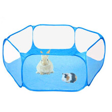 Hamster Playpen Portable Foldable Dog Tent for Small Animals Indoor Outdoor Use Blue 36x36 Inches Exercise Play Pen