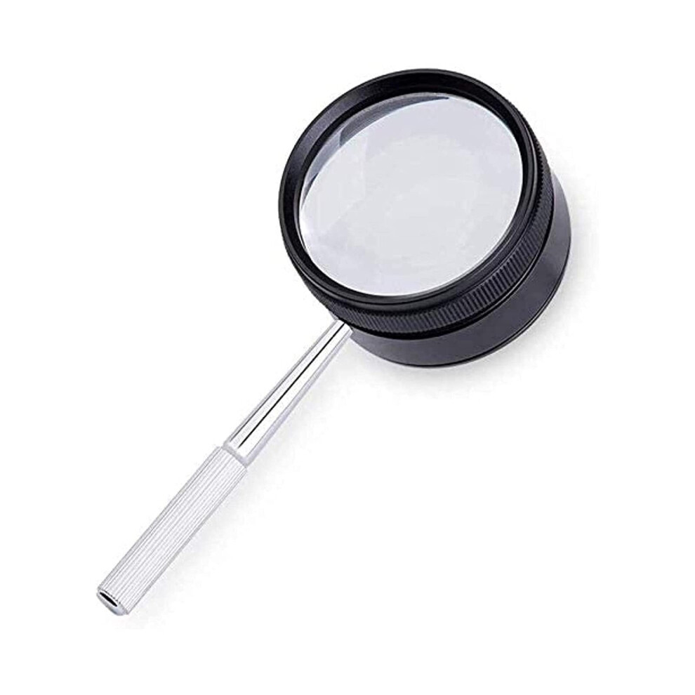 Magnifying Glass 35x Handheld High Resolution Magnifier for Reading, Mapping Antiques, and Seniors