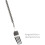 Stainless Steel Fork, Adjustable BBQ Telescopic Dinner Fruit Dessert Fork with Long Handle, Rustproof and Durable Cutlery 2