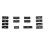 hg14Pcs Car Climate Control Conditioning Switch Button Covers for X5 E53 1999-2006 E39 1996-2002 6411 2