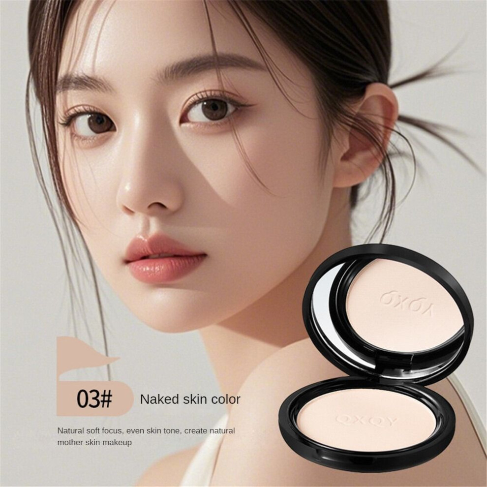 (color03) (1pc) Fog Feeling Fixed Focus Powder Cake Makeup Makeup Oil Control Waterproof-image-OPC-PK6JHF5-NEW