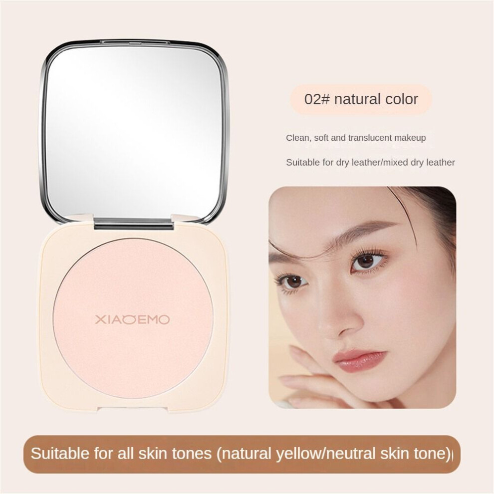 (color02) (1pc) Light Skin Powder Cake For Fixing Makeup And Not Drying Oil Control-image-OPC-PK6JHJ6-NEW