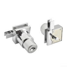 Sliding Door Lock for Glass Cabinets - Reliable Zinc Alloy Security Lock for 10mm Glass Doors, Easy Installation