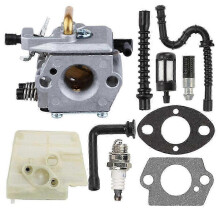 Carburetor with Gasket Fuel Line Oil Line Plug Fuel Filter Oil Filter for 024 026 024AV 024S MS240