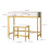White Makeup Desk with 2 Drawers and Soft Cushion Stool Vanity Table 5