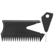 Surfboard Wax Comb 8 x 4 x 1 cm PVC Cleaner Remover with Fin Wrench for Surfboards Compatible with All Models