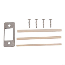 Latch Back Restorer 1 Piece Silver Large Hole Design Door Adhesive Removal Repair Tool