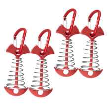 Tent Stakes Pack of 4, Durable Nail Ground Pegs for Camping, Heavy-Duty Ground Anchors for Tents and Outdoor Use
