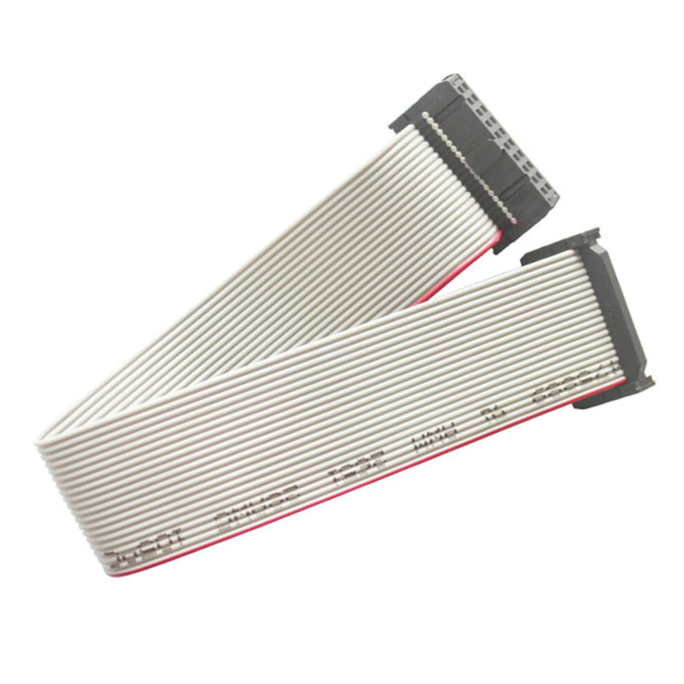 Jtag Avr 20P 20 Pins 2.54Mm Flat Ribbon Data Cable 20Cm Download Cable Wire Connectors For Avr Programming Grey 6482260201665