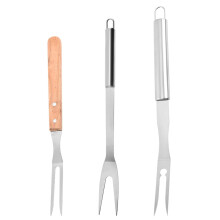 Carving Forks Set, Stainless Steel Grill and Meat Forks, Long Handle Utensils for Cooking Meat and Vegetables, 3 Pieces