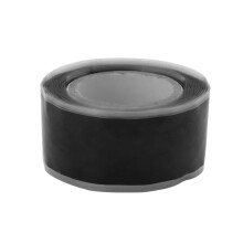 Sealing Tape Waterproof Silicone Repair Tape 3 Meter Black 0.5mm Thick 25mm Wide Insulating Fibre Adhesive Tool