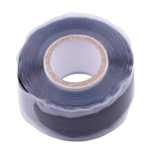 Self-Adhesive Waterproof Tape Beige 500x25mm Heavy Duty Repair Tape for Hose Leaks and Sealing Black Silicone Material