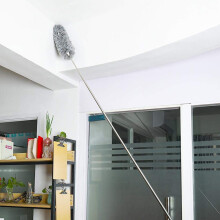 Telescopic Duster, Extendable Microfiber Spider Web Duster for High Ceilings, Fans, Blinds, and Cars