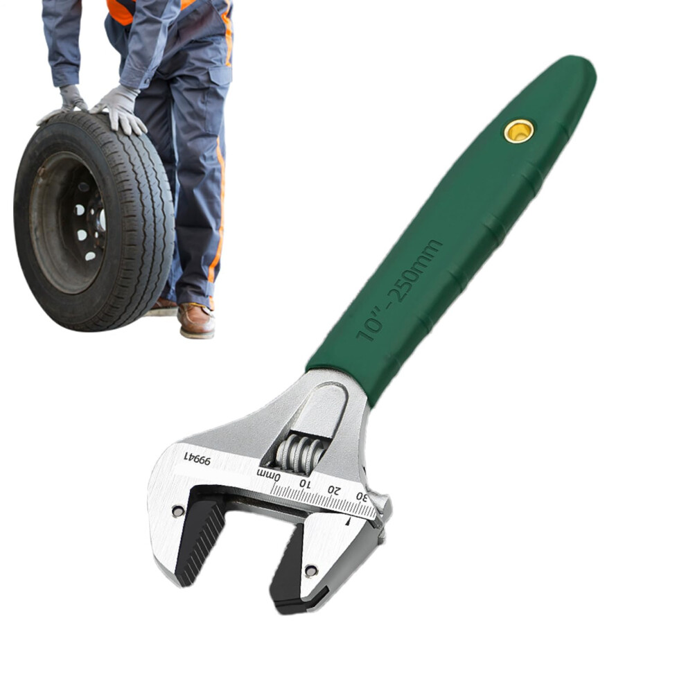 Adjustable Metal Jaw Wrench Â Wide Carbon Steel Jaw With Measurement Scale | Large Multipurpose Tool For Plumbing And Home Repairs 99941 6947110704241