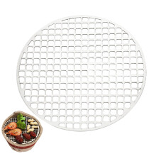 Stainless Steel Grill, Stainless Steel Cooking Rack for Portable Grill Stations, Steam Baking Stand for Outdoor BBQ and Pizza, Silver A