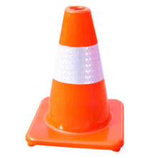 Traffic Cones for Parking and Construction, Red Safety Cones 18 Inch, Durable Road Blocks, Educational Toys for Kids