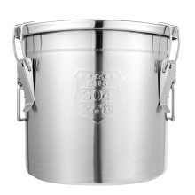12L 304 Stainless Steel Storage Bucket,Thickness 0.6mm,Double Sealing