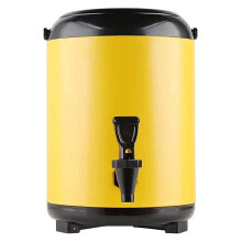Beverage Dispenser with Tap, Insulated Double Walled Hot Water Dispenser for Coffee, Juice, Tea, Cider, Milk, Parties