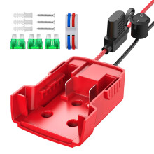 Stromradadapter 18V Batterie Umrechnungskits mit 12AWG Drahtvermessung für Spielzeugroboters Kompatibel