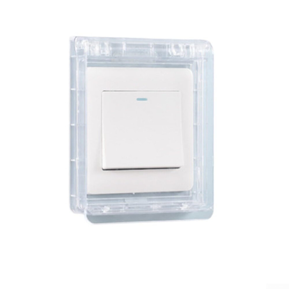 Ultrathin Socket Cover Set, Waterproof Protectors For 86 Standard Outlets, Transparent, Suitable For Indoor And Outdoor Use 6447073218088