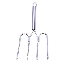 Finger Food Skewers Stick Set, Stainless Steel BBQ Toasting Forks for Grill, Fondue, Shish Kabob, Outdoor Cooking