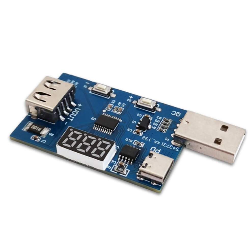 Qc2.0 Qc3.0 Pd3.0 Adjustable 3.6-20V Pcb Decoy Module For Multifunction Voltage Testing And Aging Analysis 6947110705682