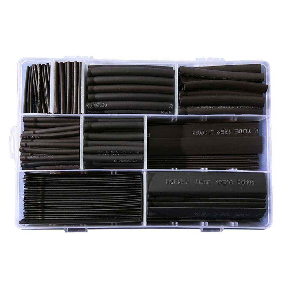 385 Piece Shrink Tube Set Flame Retardant Shrink Tubing Assortment Multi-Size Pvc Heat Shrink Tubes 6038364840929