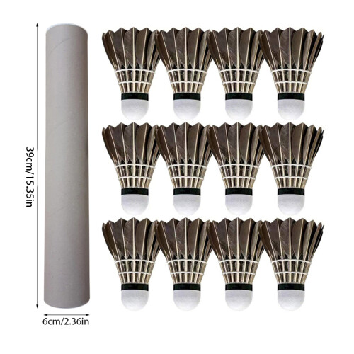 Duck Feather Badminton Shuttlecocks for Indoor Outdoor-6 pack 1