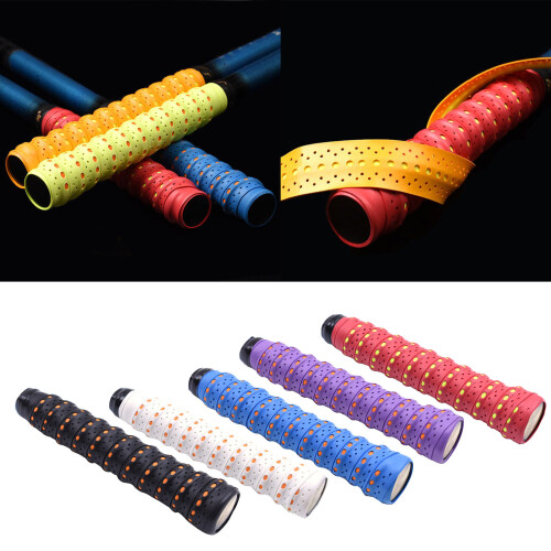 New Racket Grip Anti Slip Perforated Super Absorbent-Black 2
