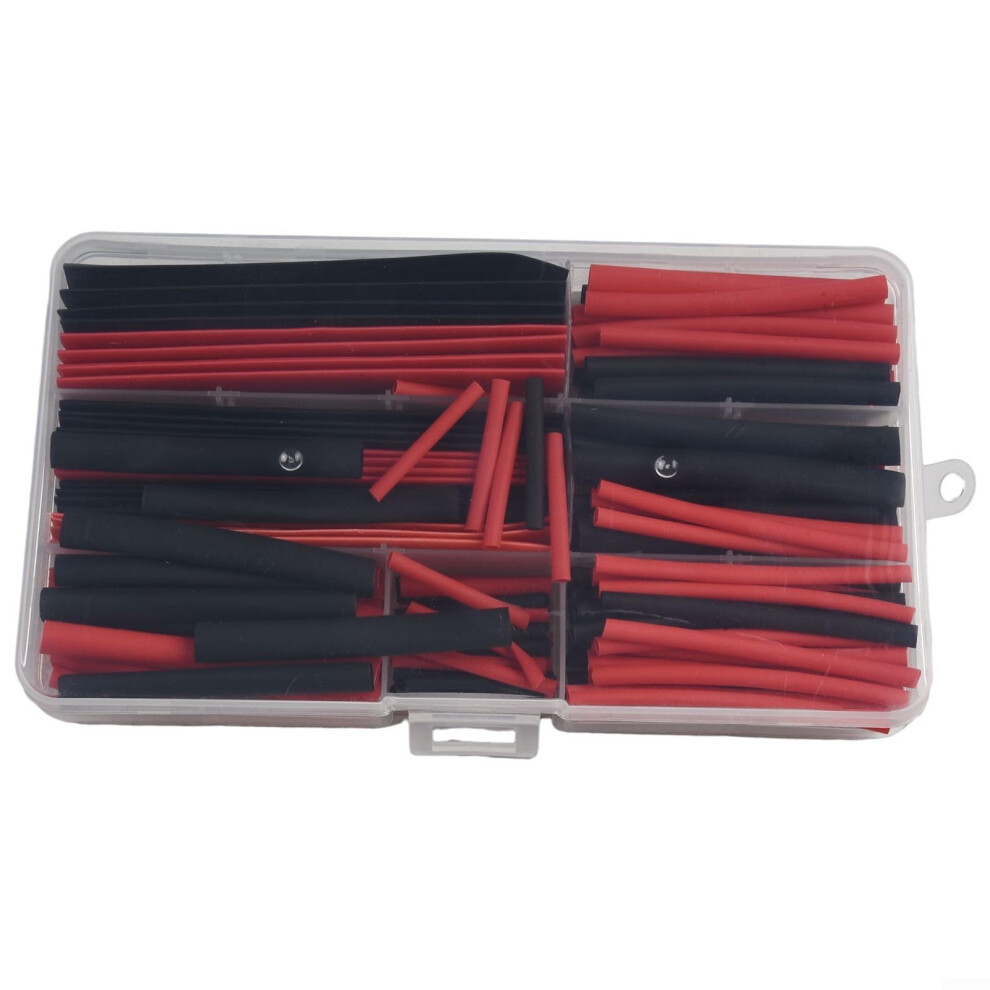 150-Piece Heat Shrink Tubing Set, 2:1 Shrink Ratio, Polyolefin Material, Compatible With Various Wire Sizes 6038364841285