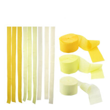 Schwarz-Goldene Geburtstagsparty-Girlande aus Krepppapier für Weihnachtsfeiern, Neujahr, Babyparty und Brautparty