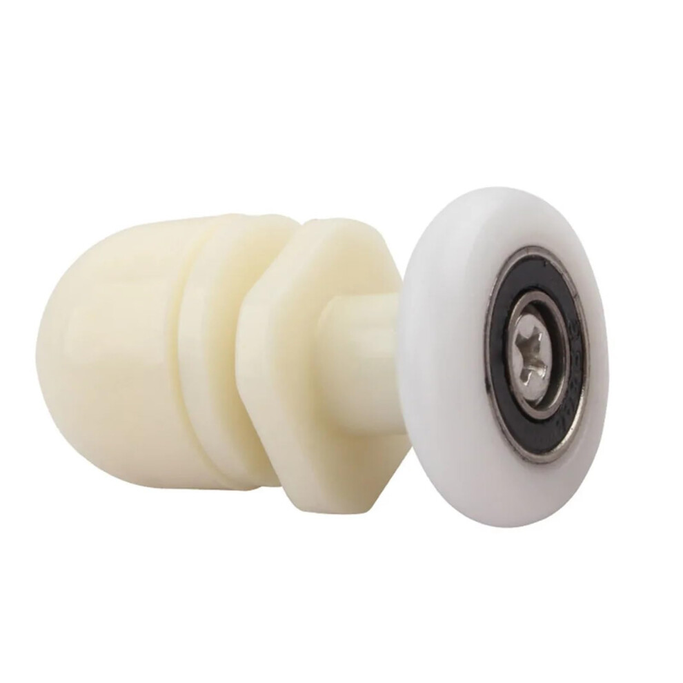 Door Roller Guide Wheel Set Of 4, 25Mm Castors For Shower Doors, Glass Door Wheels, Compatible With Most Shower Cubicles 6038364841544