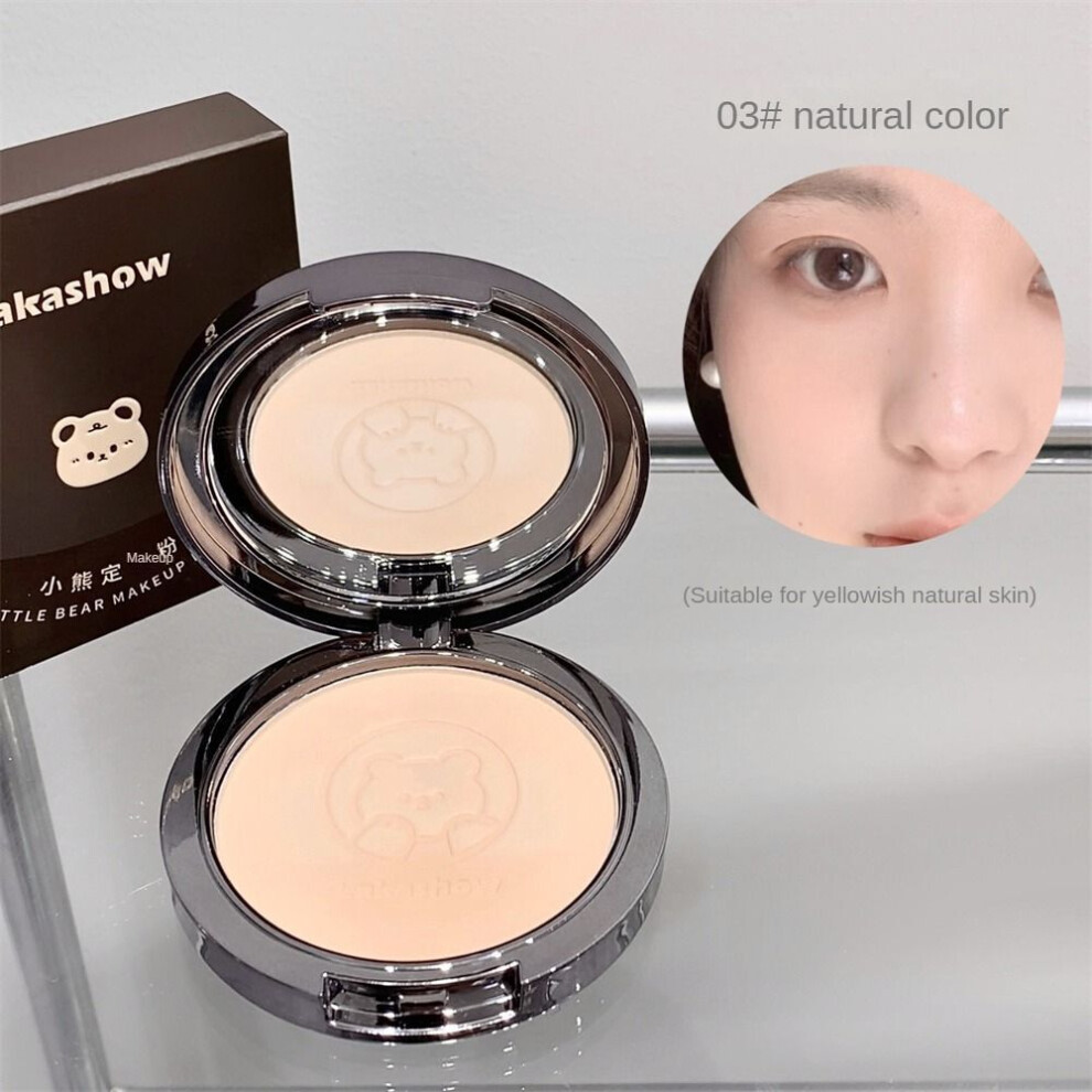(color03) (1pc) Bear Setting Powder Is Delicate, Clear And Non-sticky. Light-colored,-image-OPC-PK6JQZ8-NEW