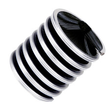 Climbing Rope Cleaning Brush, Heavy Duty Cord Washing Tool for Cave Ropes, Line Maintenance, Black Brush