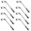 Precise Hex Socket Double Head Spanner Heavy dutys Steel-10mm 7