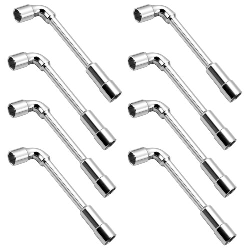 Precise Hex Socket Double Head Spanner Heavy dutys Steel-10mm 2