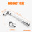 Precise Hex Socket Double Head Spanner Heavy dutys Steel-10mm 6