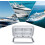 Decklukendeckel Inspection Hatch | Rectangular Marine Deck Access Cover | Non-Slip Waterproof Boat Hatch in White 3