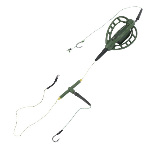 2 Stück Europäischer Stil Langzeilen-Karpfisch-Nestgerät, 35 g Köder-Fütterer 2