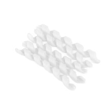 5 Stück Fahrradlinien-Schutz TPR Elastischer Gummi Weiß 60mm Zubehör