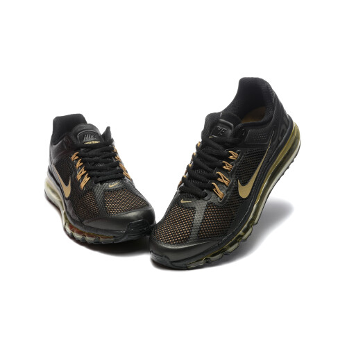 (EUR38.5) Air Max 2013 'Black Metallic Gold' 2