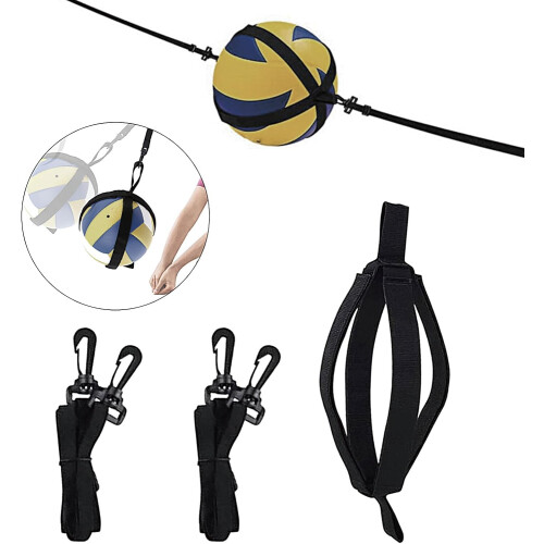 Volleyball Spikes Trainer Adjustable Training Equipment System for Beginners, Lightweight and Durable Design 2