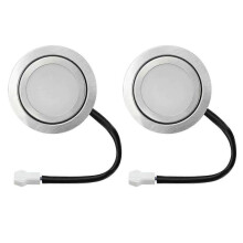 12V DC 2W Range Hood Lights with EL Socket, 2Pack Hole Closet Stove LED Light Recessed Bright White Kitchen Bulbs