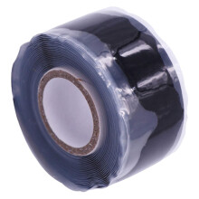 Waterproof Tape 1 Roll Heavy Duty Black Silicone Sealing Tape for Plumbers Rubberized Hose Installation and Repair