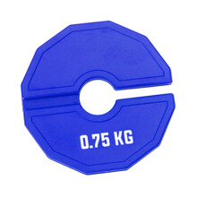 Gym Micro Plate 35mm Compact Weight Lifting Plate 0.75 Kg Blue Dumbbell Weights for Home and Gym