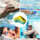 Pull Buoy Leg Float Swimming Kickboard Trainer | 8-Shaped Pool Training Aid for Beginners | Blue Hip and Leg Support 4